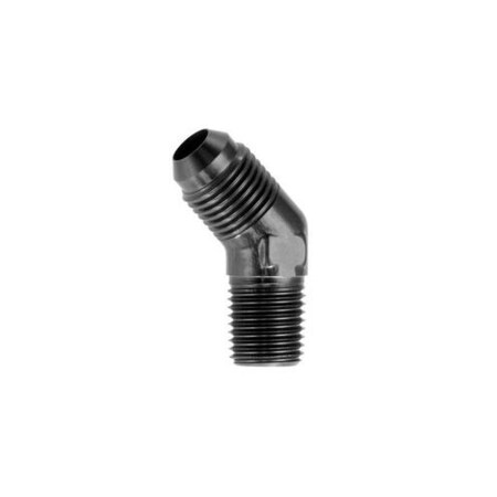 Red Horse Performance -16 45 DEGREE MALE ADAPTER TO -16 (1") NPT MALE - BLACK 823-16-16-2